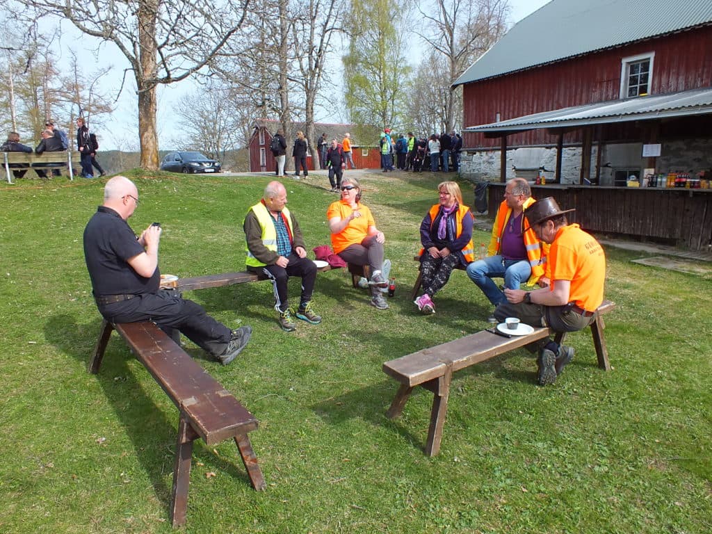 Stemningsbilde fra vikingeventet ved egge